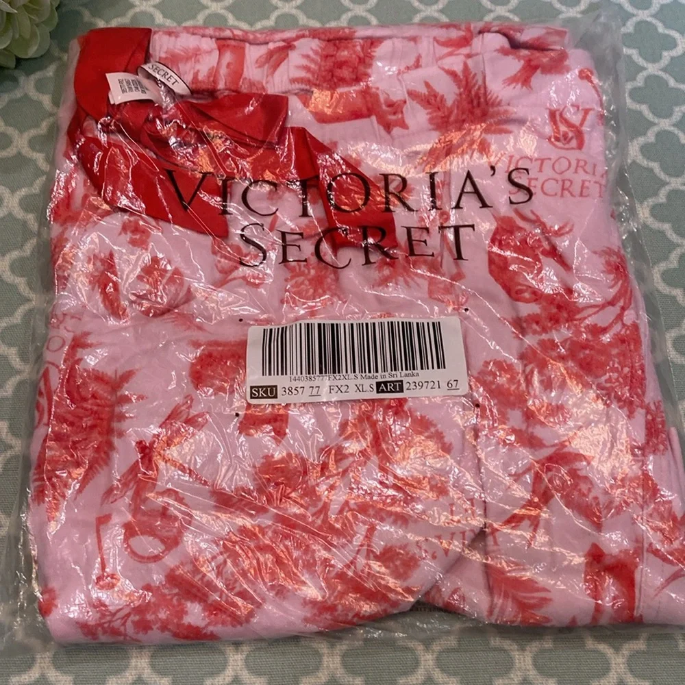 Victoria’s Secret Pink Toile Flannel PJ Pant XL Short NIP